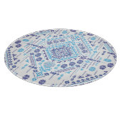 Indischer Pisley Teppich, ethnische Mandala Muster Schneidebrett (Ecke)