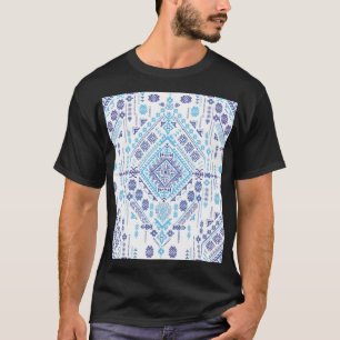 Indischer Pisley Teppich, ethnische Mandala Muster T-Shirt