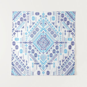 Indischer Pisley Teppich, ethnische Mandala Muster Wandteppich
