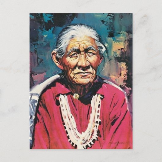 Indischer Postkarte (Vorderseite)