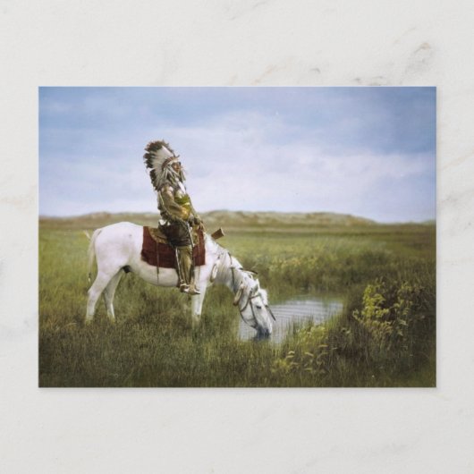 Indischer Postkarte (Vorderseite)