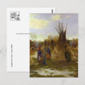 Indischer Postkarte (Vorne/Hinten)