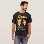 Indischer Powwow Tanz Indianer T-Shirt (Vorne ganz)