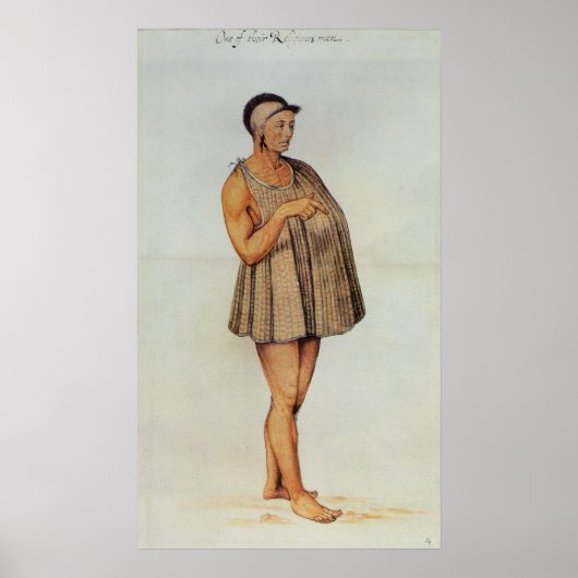 Indischer Priester Poster (Vorne)