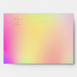 Indischer Regenbogen Gold Farbe Moderne Hochzeitsu