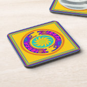 Indischer Regenbogengeist Getränkeuntersetzer (Linke Seite)