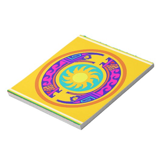 Indischer Regenbogengeist Notizblock (Rotiert)