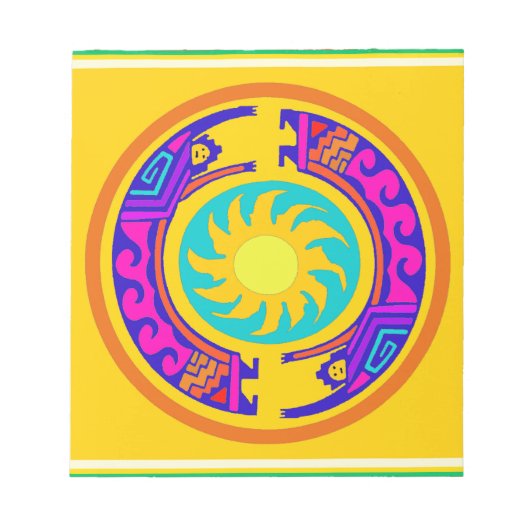 Indischer Regenbogengeist Notizblock (Vorderseite)