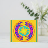 Indischer Regenbogengeist Postkarte (Stehend Vorderseite)