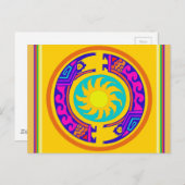 Indischer Regenbogengeist Postkarte (Vorne/Hinten)