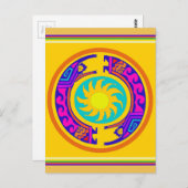 Indischer Regenbogengeist Postkarte (Vorne/Hinten)