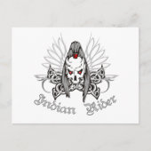 Indischer Rider Postkarte (Vorderseite)