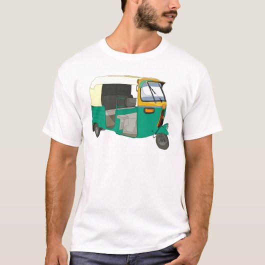 Indischer Rikschah T-Shirt (Vorderseite)
