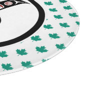 Indischer Rotschwarzer Haida Art Killer Whale Schneidebrett (Ecke)