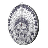 Indischer Schädel Dartscheibe (Vorderseite rechts)