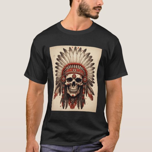 Indischer Schädel der Toten T-Shirt (Vorderseite)