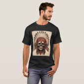 Indischer Schädel der Toten T-Shirt (Vorne ganz)
