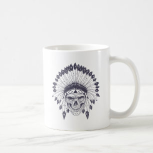 Indischer Schädel Kaffeetasse
