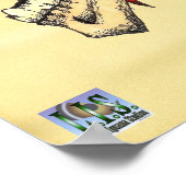 Indischer Schädel Poster (Ecke)