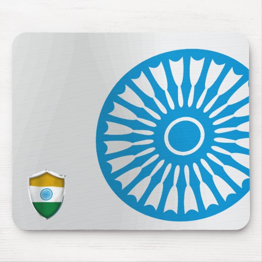 INDISCHER SCHILD MOUSEPAD (Vorne)