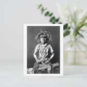 Indischer Schlangenpriester, 1900 Postkarte (Stehend Vorderseite)
