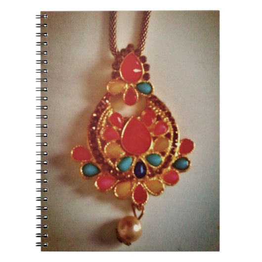 Indischer Schmuck Notizblock (Vorderseite)