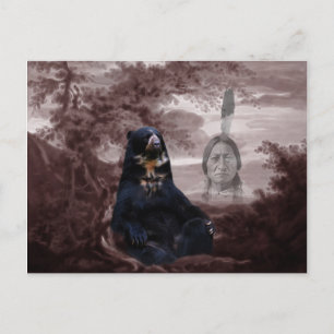 Indischer Schwarzbär Postkarte