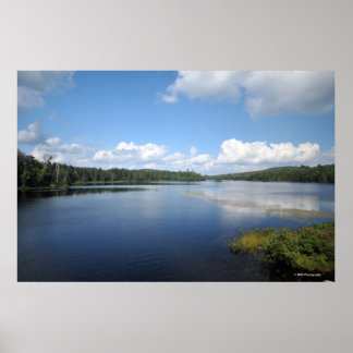 Indischer See in den Adirondacks. Druck 08 132 Poster