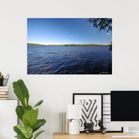 Indischer See in den Adirondacks. Druck 08 220 Poster (Heimbüro)