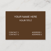 Indischer Snack Methi Vadi Food Visitenkarte (Rückseite)