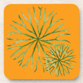 Indischer Sommer auf einem Untersetzer Set (O)