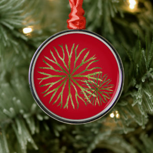 Indischer Sommer auf einem Weihnachtsschmuck