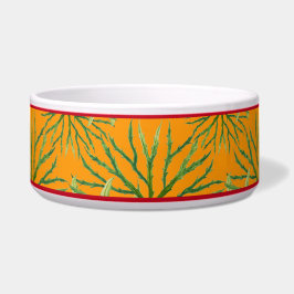 Indischer Sommer auf einer großen Salatschüssel Napf