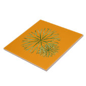 Indischer Sommer auf einer Keramik (O) Fliese (Seite)