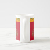 Indischer Sommer auf einer Knochen-China-Tasse (M) Porzellantasse (Rückseite)