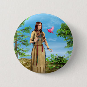 Indischer Sommer Button