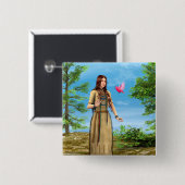 Indischer Sommer Button (Vorne & Hinten)