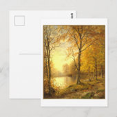 Indischer Sommer Herbstmalerei Postkarte (Vorne/Hinten)