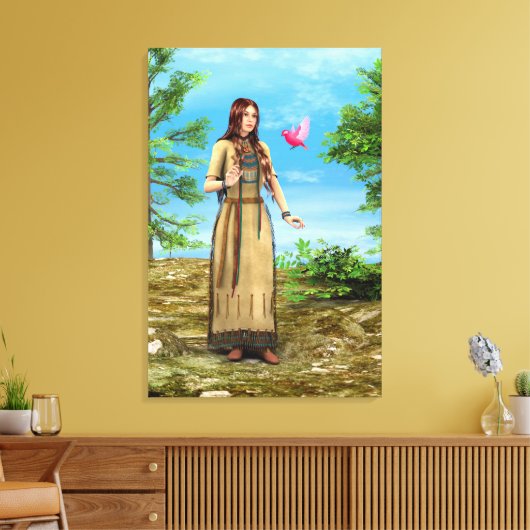 Indischer Sommer Leinwanddruck (Insitu (Wohnzimmer))