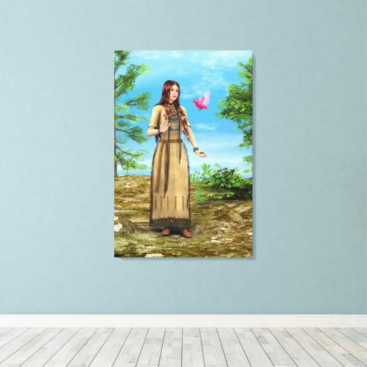 Indischer Sommer Leinwanddruck (Insitu (Holzboden))