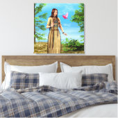 Indischer Sommer Leinwanddruck (Insitu (Schlafzimmer))