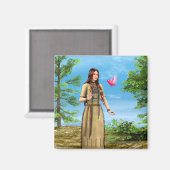 Indischer Sommer Magnet (Vorderseite/Rückseite)