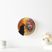 Indischer Sommer Runde Wanduhr (Zuhause)