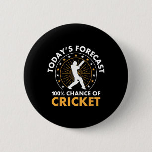 Indischer Sport Cricket Fan Cricketer Cricket Spie Button