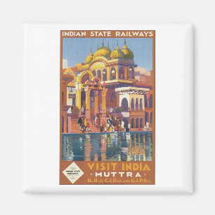 Indischer Staat Railways besucht Indien Muttra Magnet