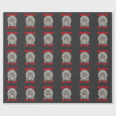 Indischer Stamm Fether Native American Art Chief Geschenkpapier (Flach)