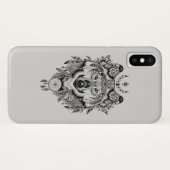 Indischer Stammes- Wolf Case-Mate iPhone Hülle (Rückseite (Horizontal))