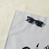 Indischer Stammes- Wolf Strandtuch (Beispiel)