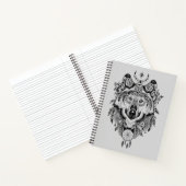 Indischer Stammeswolf Notizblock (Innenseite)