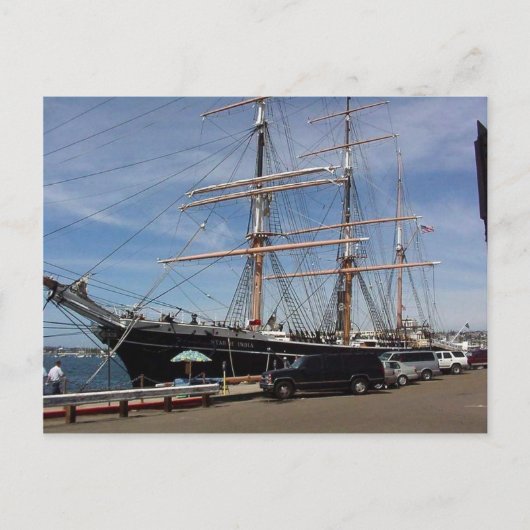 Indischer Star im San Diego Maritime Museum Postkarte (Vorderseite)
